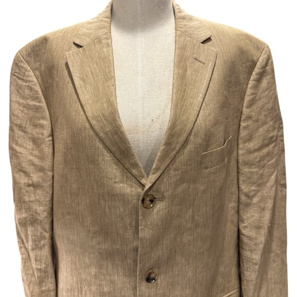 Vintage Hugo Boss for Saks Fifth Avenue Linen Blazer – Size 44R - Picture 2 of 7